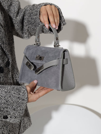 Sac à main à fermoir tourniquet pour femmes