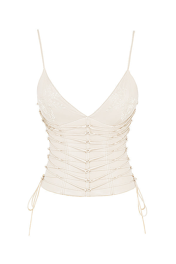 Ensemble Corset Et Jupe Midi Drapée Avec Fente Pour Femmes | Idéal Pour Occasions Spéciales Et Soirées