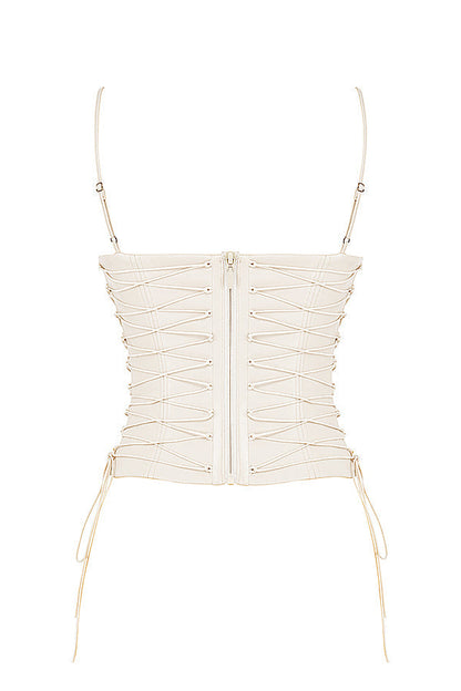 Ensemble Corset Et Jupe Midi Drapée Avec Fente Pour Femmes | Idéal Pour Occasions Spéciales Et Soirées
