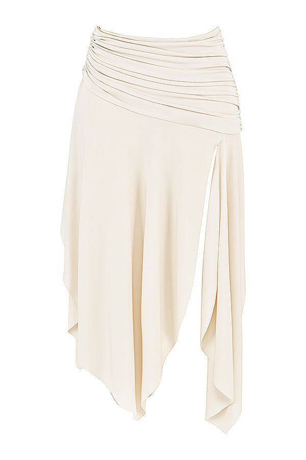 Ensemble Corset Et Jupe Midi Drapée Avec Fente Pour Femmes | Idéal Pour Occasions Spéciales Et Soirées