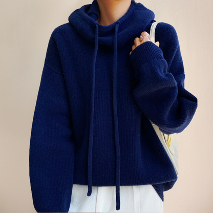 Pull À Col Roulé avec Coupe Classique pour Femme | Idéal pour La Mi-Saison Et L’Hiver