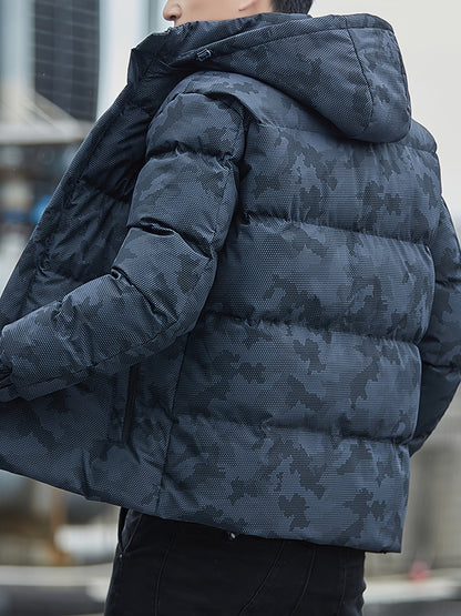 Veste Camouflage avec Capuche pour Homme | Idéale pour l’Hiver