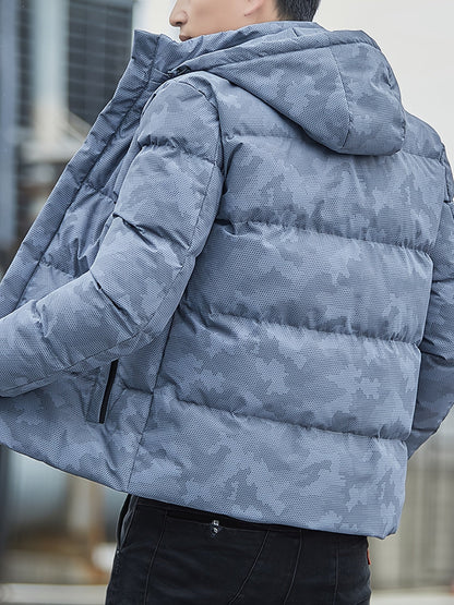 Veste Camouflage avec Capuche pour Homme | Idéale pour l’Hiver