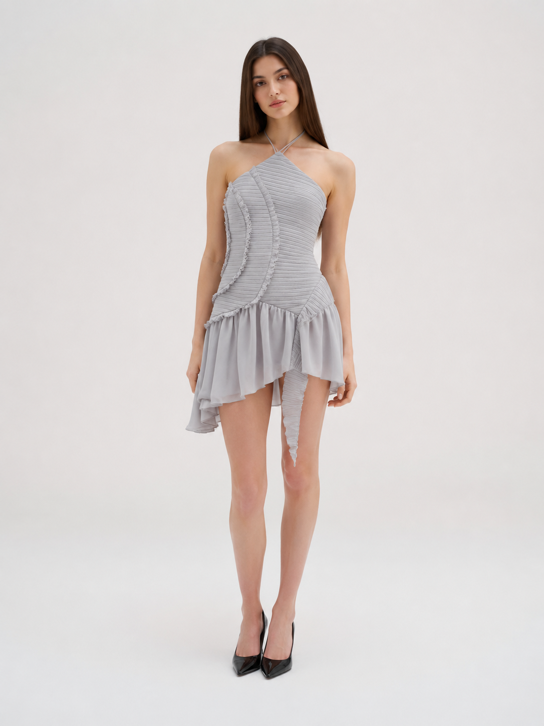 Robe Mini À Col Halter Pour Femme | Idéal Pour Des Occasions Estivales