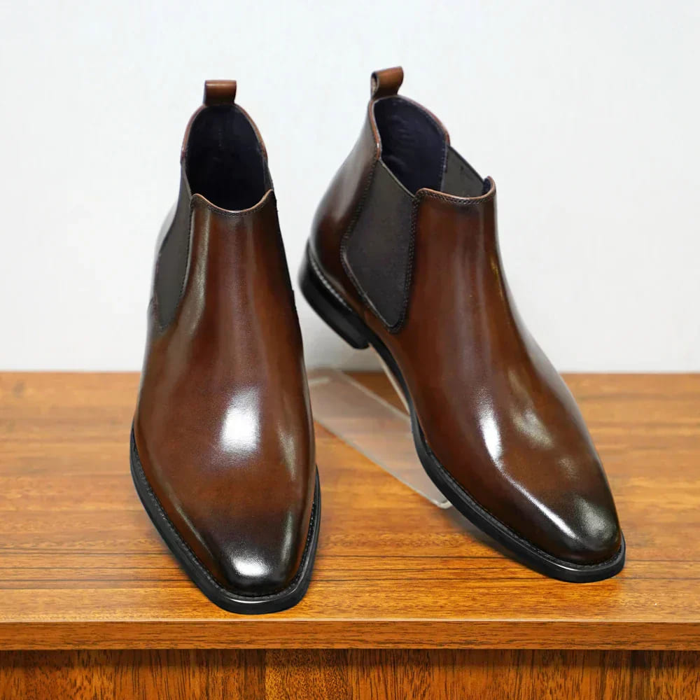 Chelsea boots avec élastiques latéraux pour homme | Idéales pour l'automne