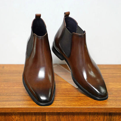 Chelsea boots avec élastiques latéraux pour homme | Idéales pour l'automne