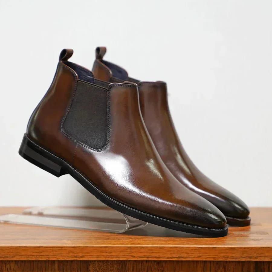 Chelsea boots avec élastiques latéraux pour homme | Idéales pour l'automne