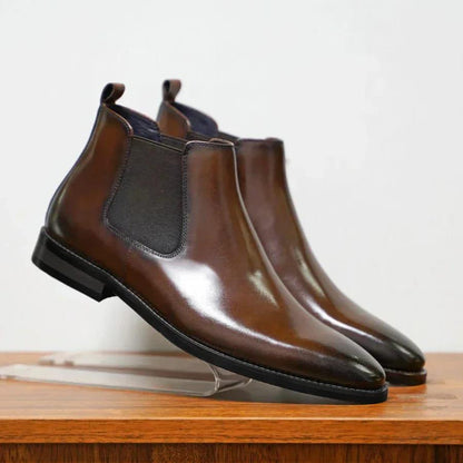 Chelsea boots avec élastiques latéraux pour homme | Idéales pour l'automne