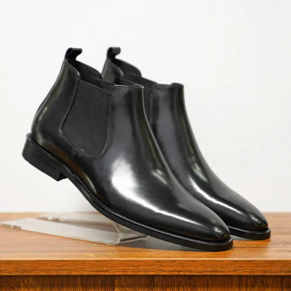 Chelsea boots avec élastiques latéraux pour homme | Idéales pour l'automne