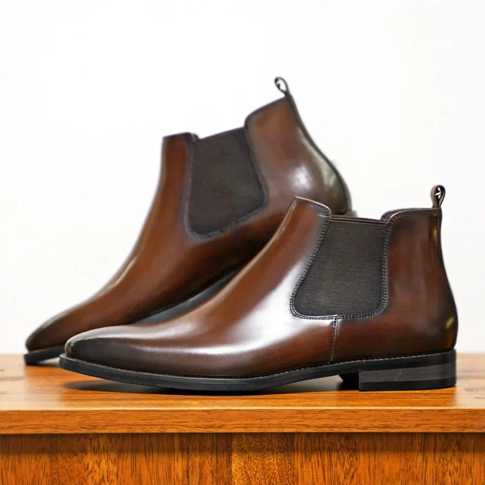 Chelsea boots avec élastiques latéraux pour homme | Idéales pour l'automne