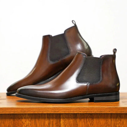 Chelsea boots avec élastiques latéraux pour homme | Idéales pour l'automne