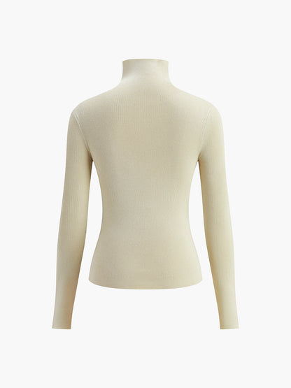 Top Réversible Bicolore Avec Manches Longues Pour Femme | Idéal Pour Le Quotidien
