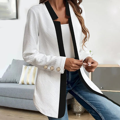 Manteau Ouvert À Coupe Droite pour Femme | Idéal pour La Mi-Saison