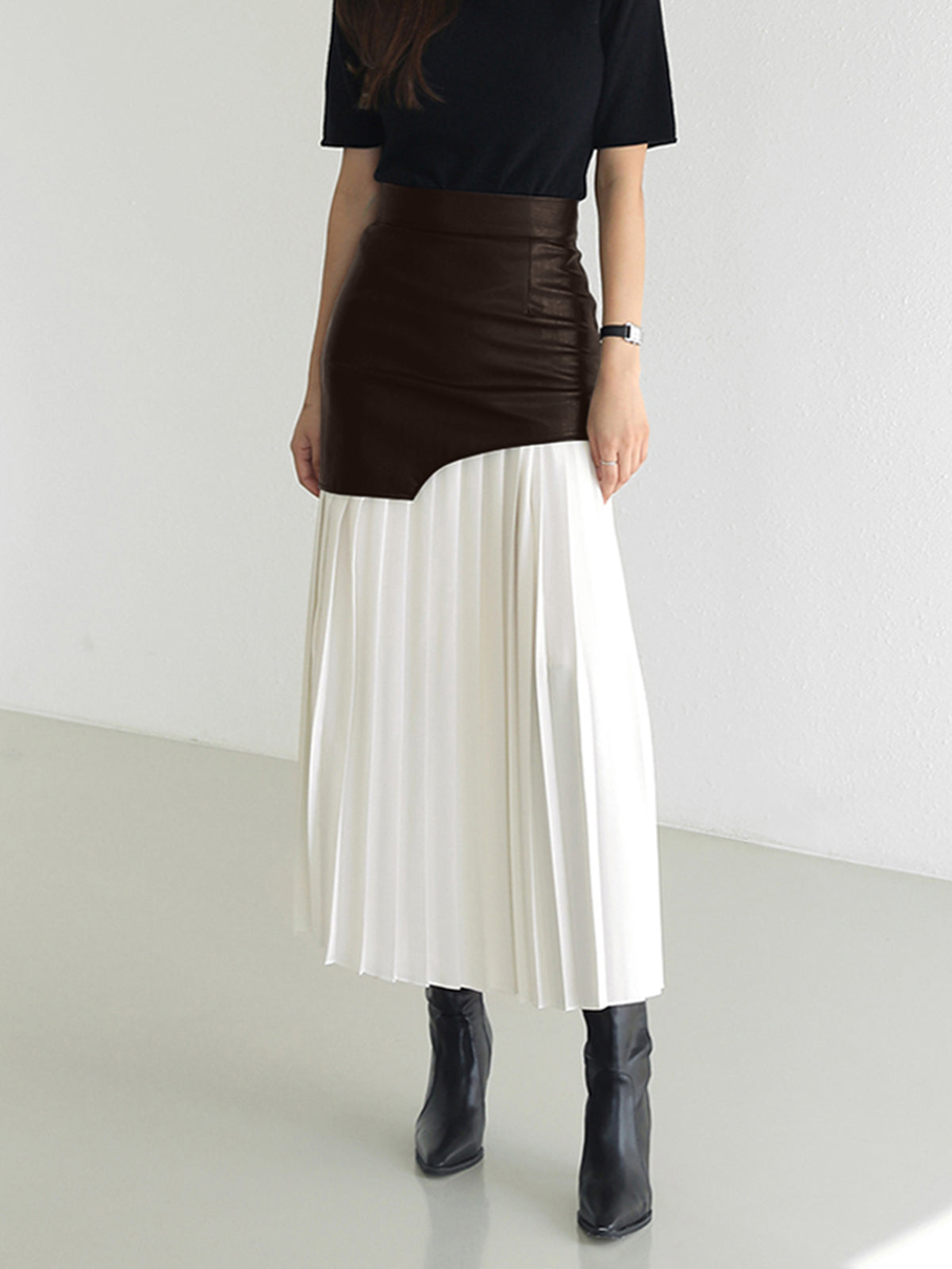Jupe Midi Asymétrique À Coupe Regular Pour Femme | Idéale Pour Usage Quotidien Et Travail