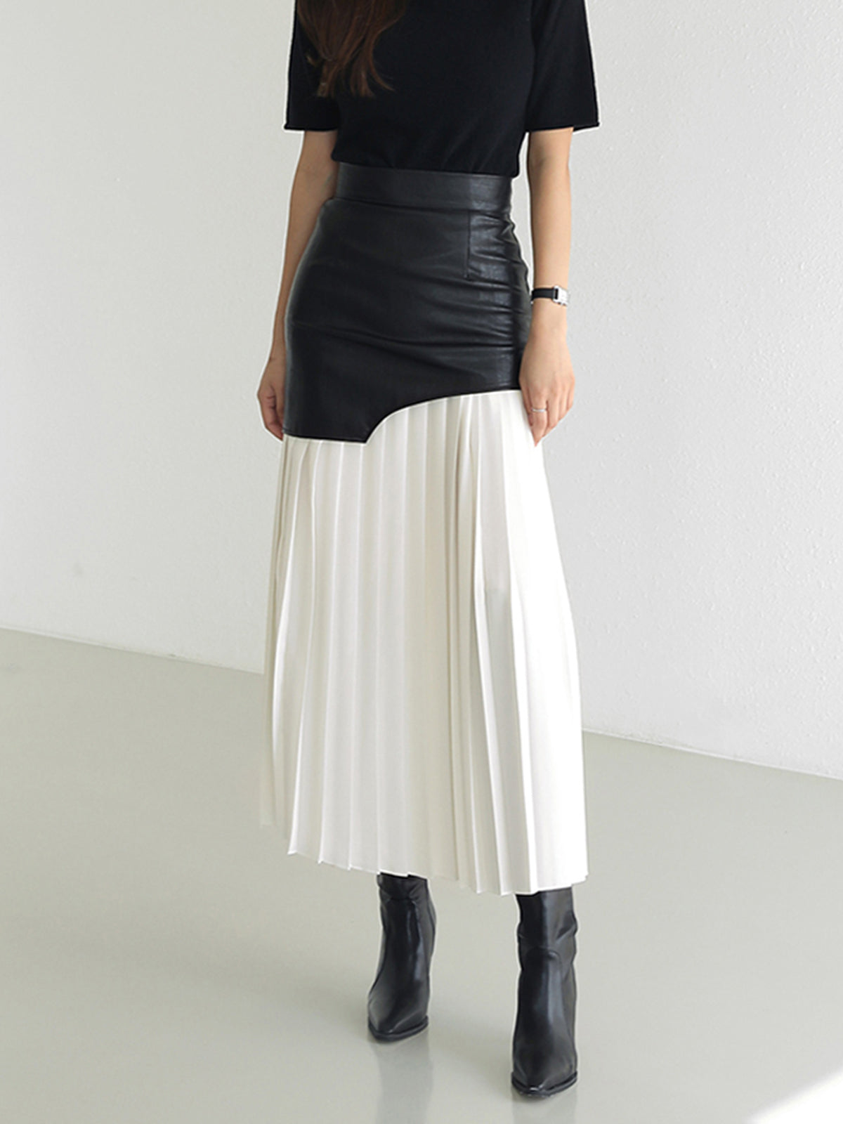 Jupe Midi Asymétrique À Coupe Regular Pour Femme | Idéale Pour Usage Quotidien Et Travail