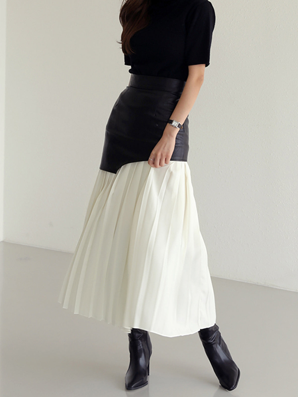 Jupe Midi Asymétrique À Coupe Regular Pour Femme | Idéale Pour Usage Quotidien Et Travail