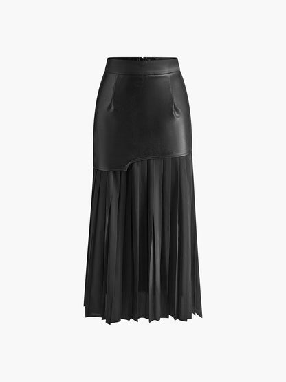 Jupe Midi Asymétrique À Coupe Regular Pour Femme | Idéale Pour Usage Quotidien Et Travail