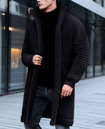 Manteau Long avec Col Classique pour Homme | Idéal pour Le Quotidien