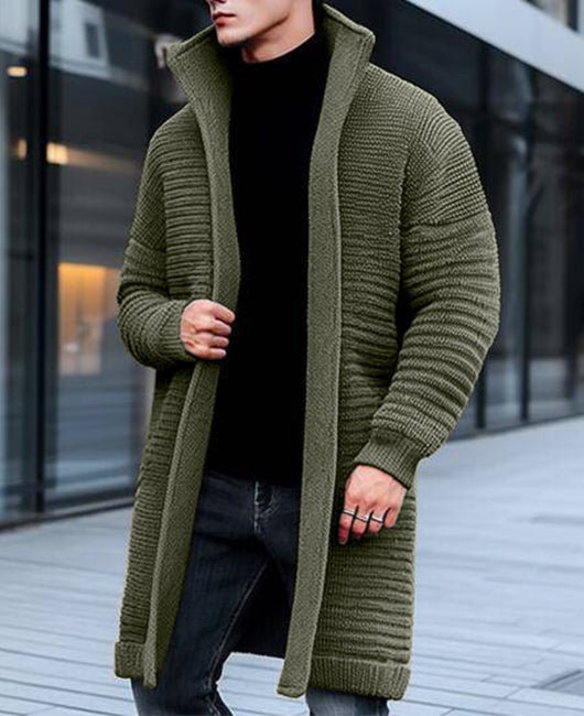 Manteau Long avec Col Classique pour Homme | Idéal pour Le Quotidien
