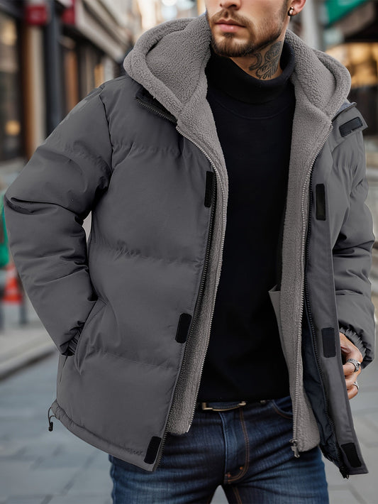 Veste Zippée avec Capuche et Poches pour Homme | Idéale pour l’Automne et l’Hiver