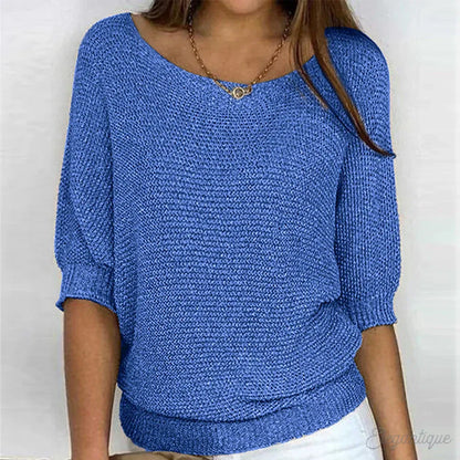 Pull À Maille Croisée pour Femme | Idéal Pour La Mi-Saison