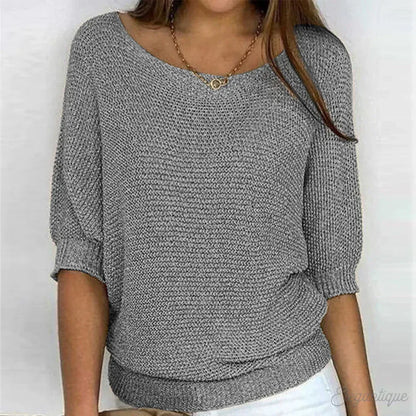 Pull À Maille Croisée pour Femme | Idéal Pour La Mi-Saison