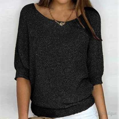 Pull À Maille Croisée pour Femme | Idéal Pour La Mi-Saison