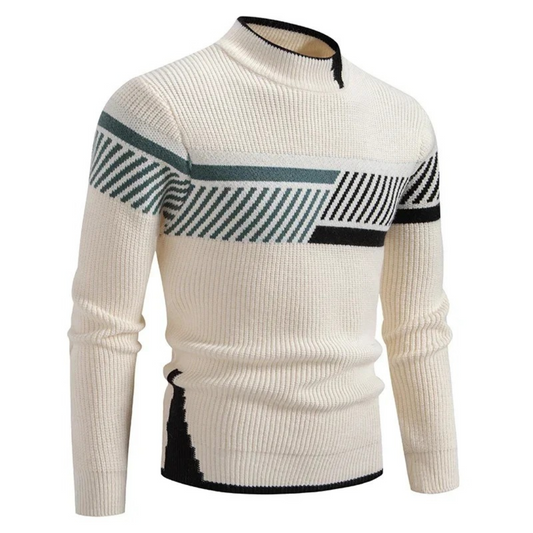 Pull En Maille À Coupe Moderne pour Homme | Idéal pour L’Automne Et L’Hiver