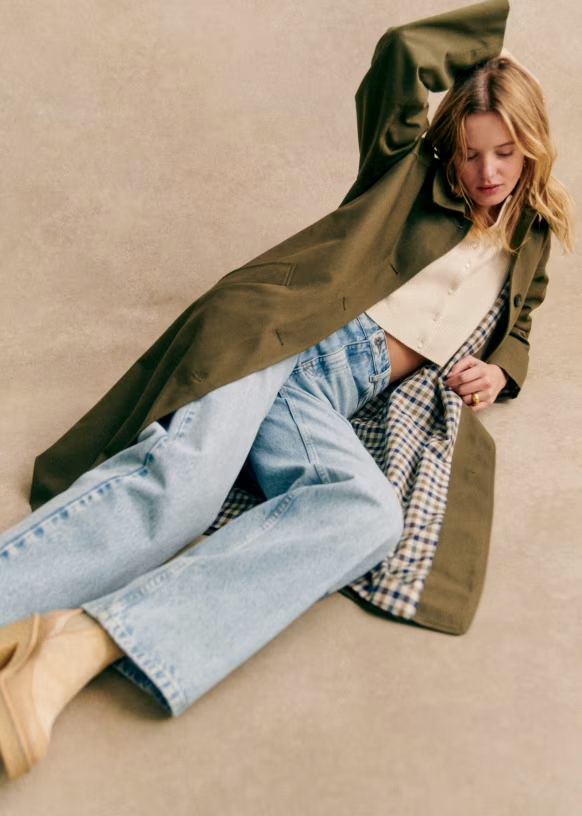 Trench-Coat Oversize à Fermeture Boutonnée et Poches pour Femmes | Ideal for Mi-Saison et Usage Quotidien