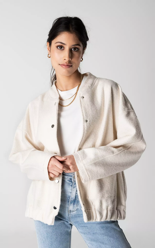 Blouson Bomber Ample pour Femme | Idéal pour Le Printemps Et Les Journées Décontractées