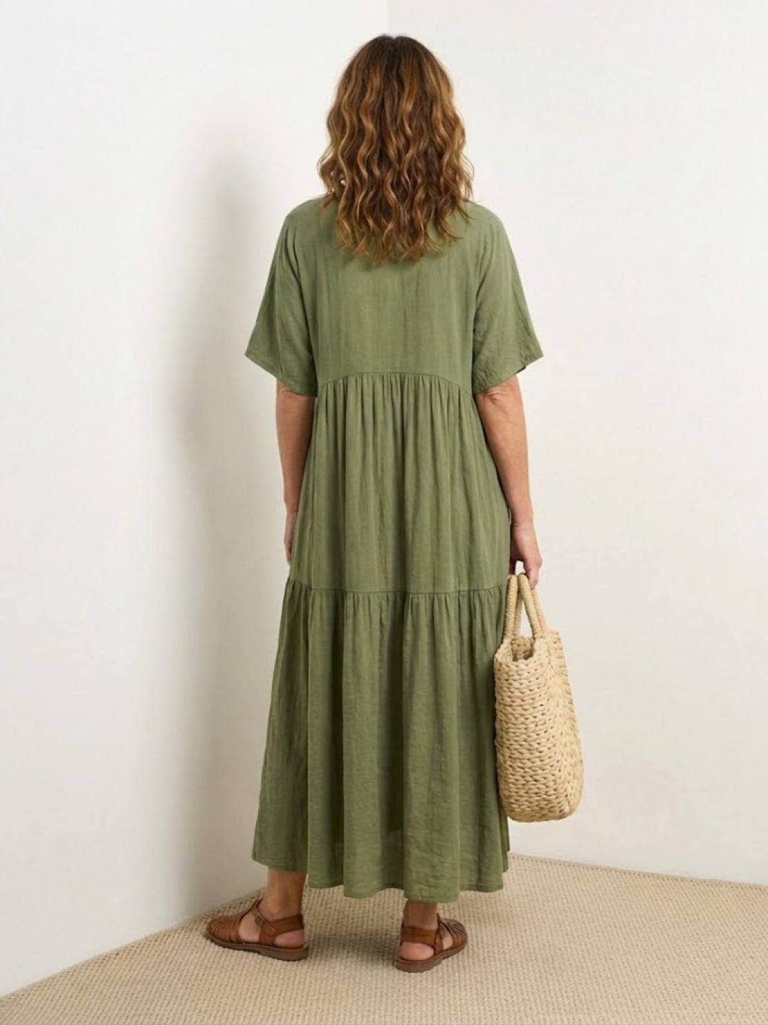 Robe Maxi À Jupe À Deux Volants Pour Femme | Idéale Pour Les Journées Chaudes Et Les Sorties Décontractées