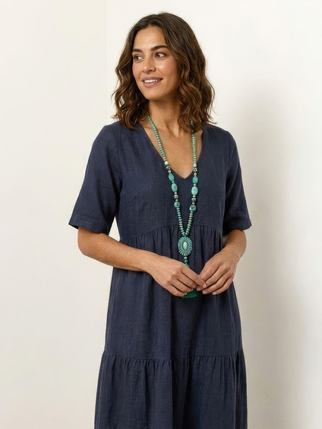 Robe Maxi À Jupe À Deux Volants Pour Femme | Idéale Pour Les Journées Chaudes Et Les Sorties Décontractées