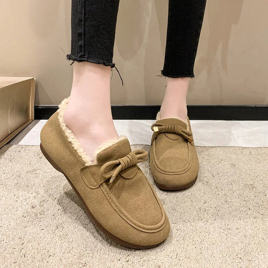 Chaussures D’Hiver À Enfiler avec Semelle Antidérapante pour Femme | Idéales pour Saison Froide