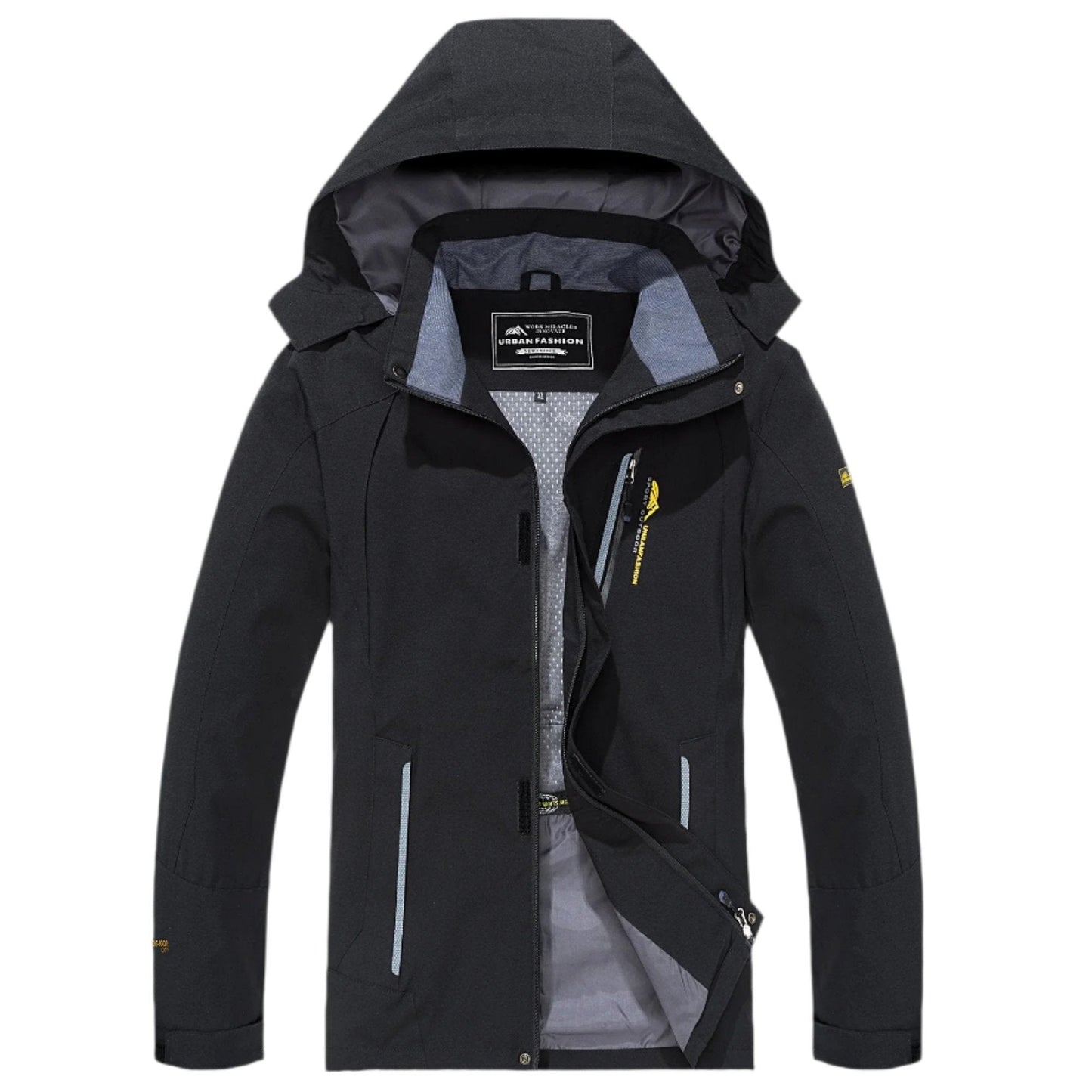 Veste De Randonnée avec Capuche Et Fermeture Zippée pour Homme | Idéal pour Les Activités En Plein Air