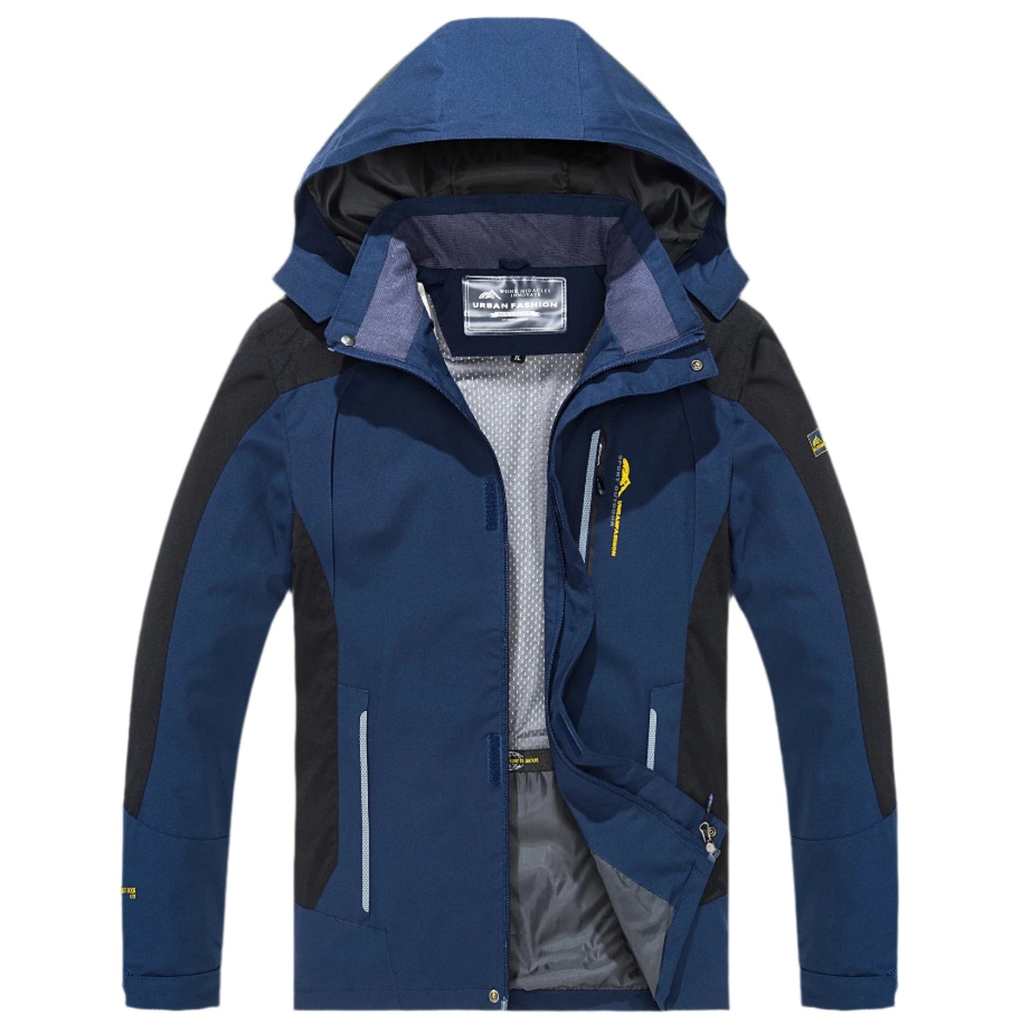 Veste De Randonnée avec Capuche Et Fermeture Zippée pour Homme | Idéal pour Les Activités En Plein Air