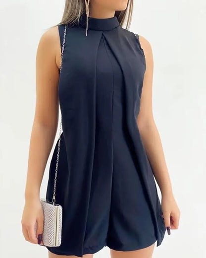 Combinaison Sans Manches Avec Coupe Ajustée Pour Femme | Idéal Pour Sorties Et Événements Informels