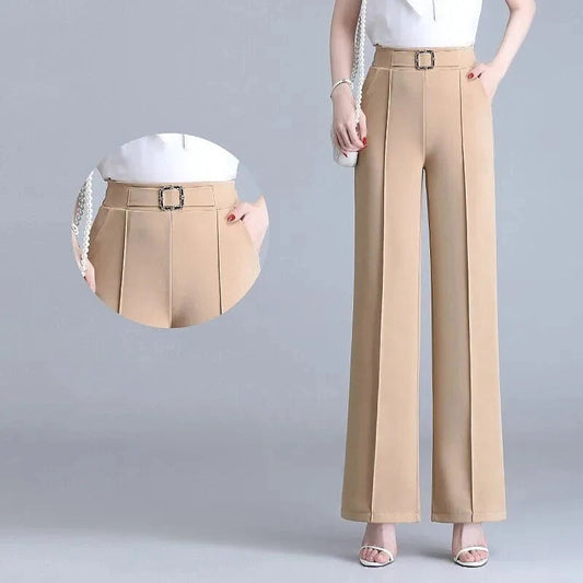 Pantalon Large à Taille Haute pour Femme | Idéal pour les Sorties et les Occasions Décontractées