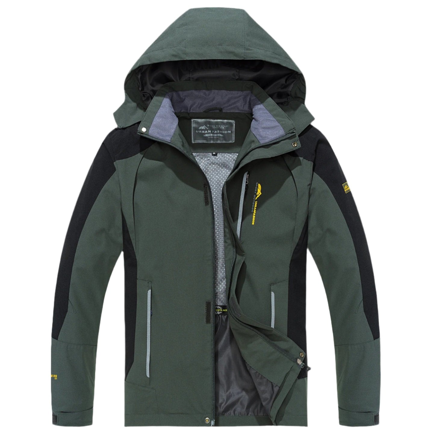 Veste De Randonnée avec Capuche Et Fermeture Zippée pour Homme | Idéal pour Les Activités En Plein Air