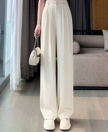 Pantalon Taille Haute à Coupe Ajustée pour Femme | Idéal pour le Quotidien et les Occasions Décontractées