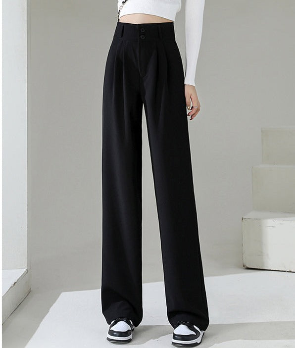 Pantalon Taille Haute à Coupe Ajustée pour Femme | Idéal pour le Quotidien et les Occasions Décontractées