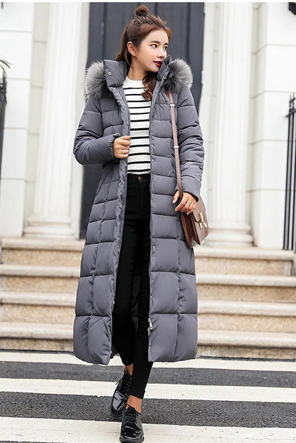 Manteau D’Hiver Long avec Ceinture pour Femme | Idéal pour Temps Froid