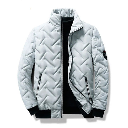 Blouson Bomber Matelassé avec Col Montant pour Homme | Idéal pour Automne et Hiver