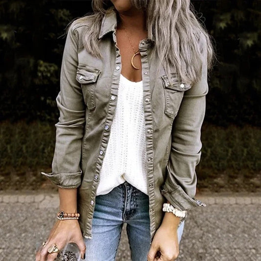 Veste Mi-Longue Coupe Ajustée pour Femme | Idéal pour les Tenues Quotidiennes