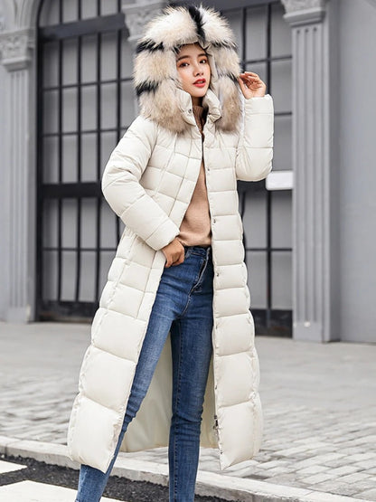 Manteau D’Hiver Long avec Ceinture pour Femme | Idéal pour Temps Froid