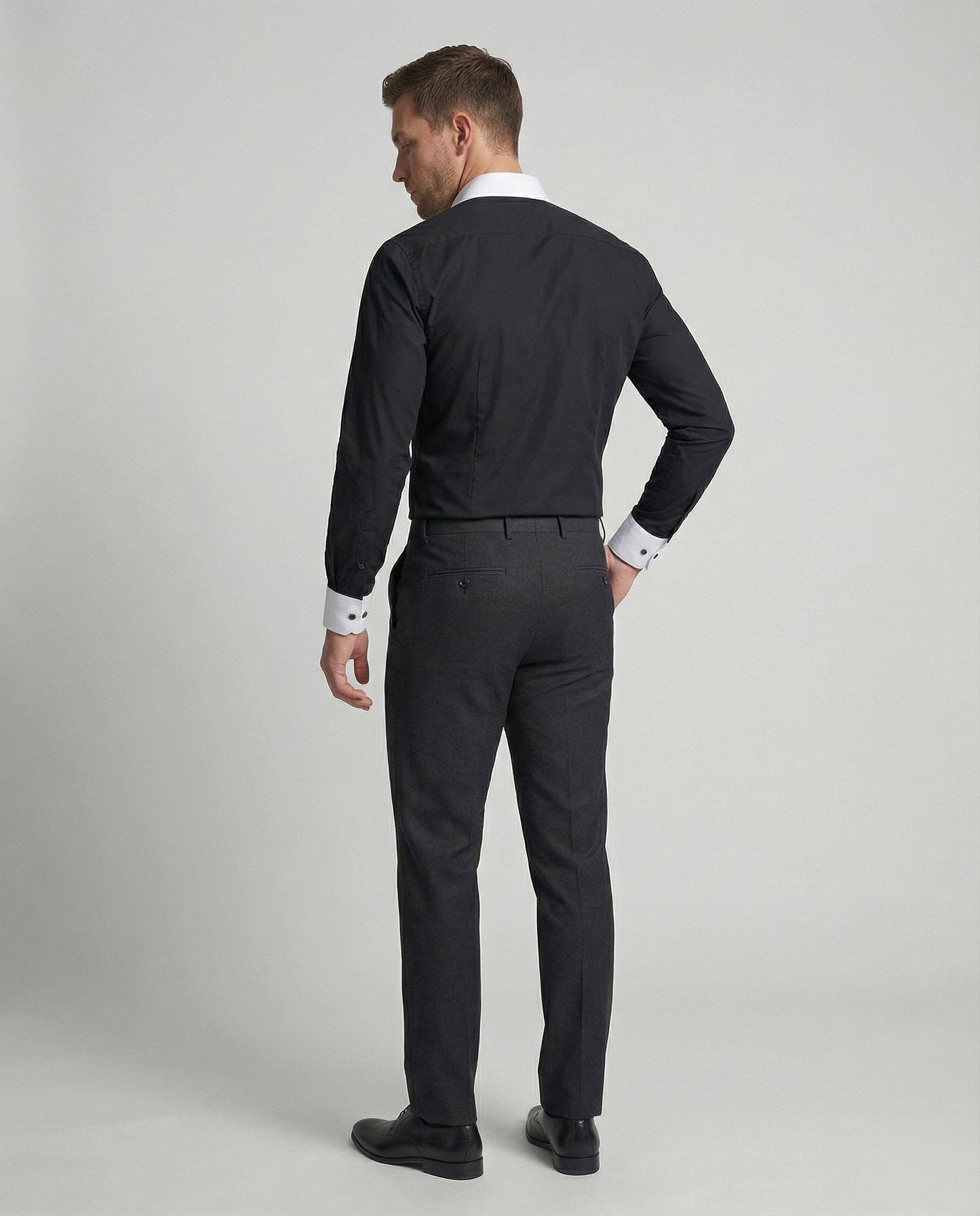 Chemise À Manches Longues Avec Coupe Régulière Pour Hommes | Idéale Pour L’Automne Et L’Hiver