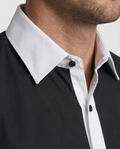 Chemise À Manches Longues Avec Coupe Régulière Pour Hommes | Idéale Pour L’Automne Et L’Hiver