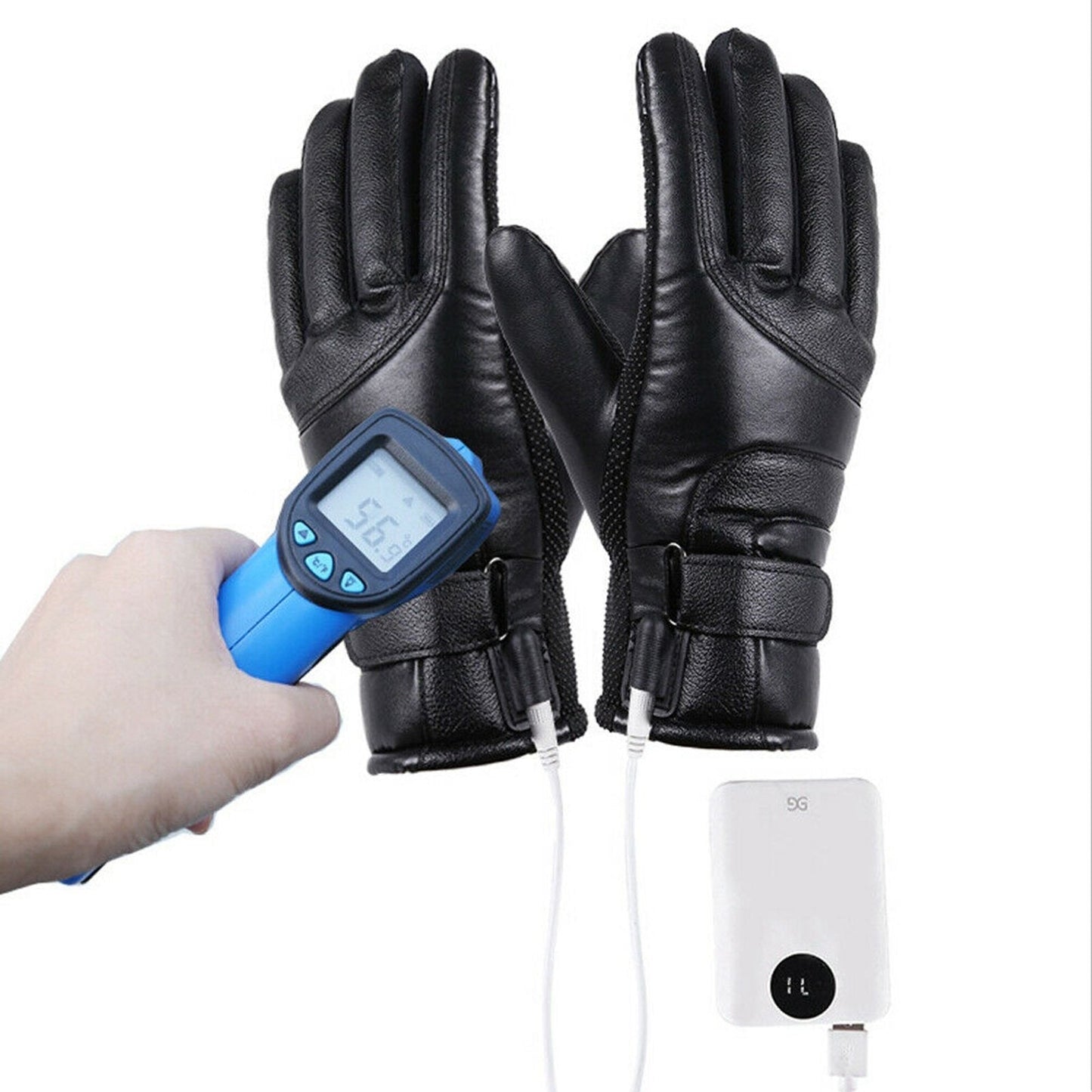 Gants Chauffants Rechargeables avec Fonction Écran Tactile pour Adultes | Idéal pour Les Activités Extérieures