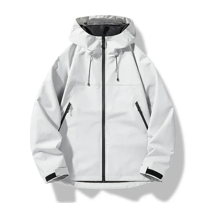 Veste à capuche avec poches zippées pour hommes