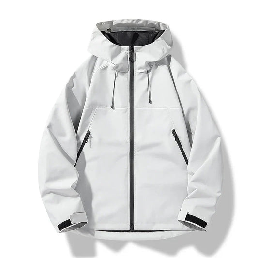 Veste à capuche avec poches zippées pour hommes
