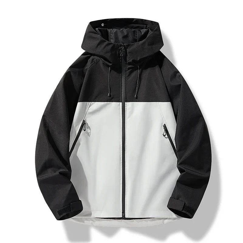 Veste à capuche avec poches zippées pour hommes
